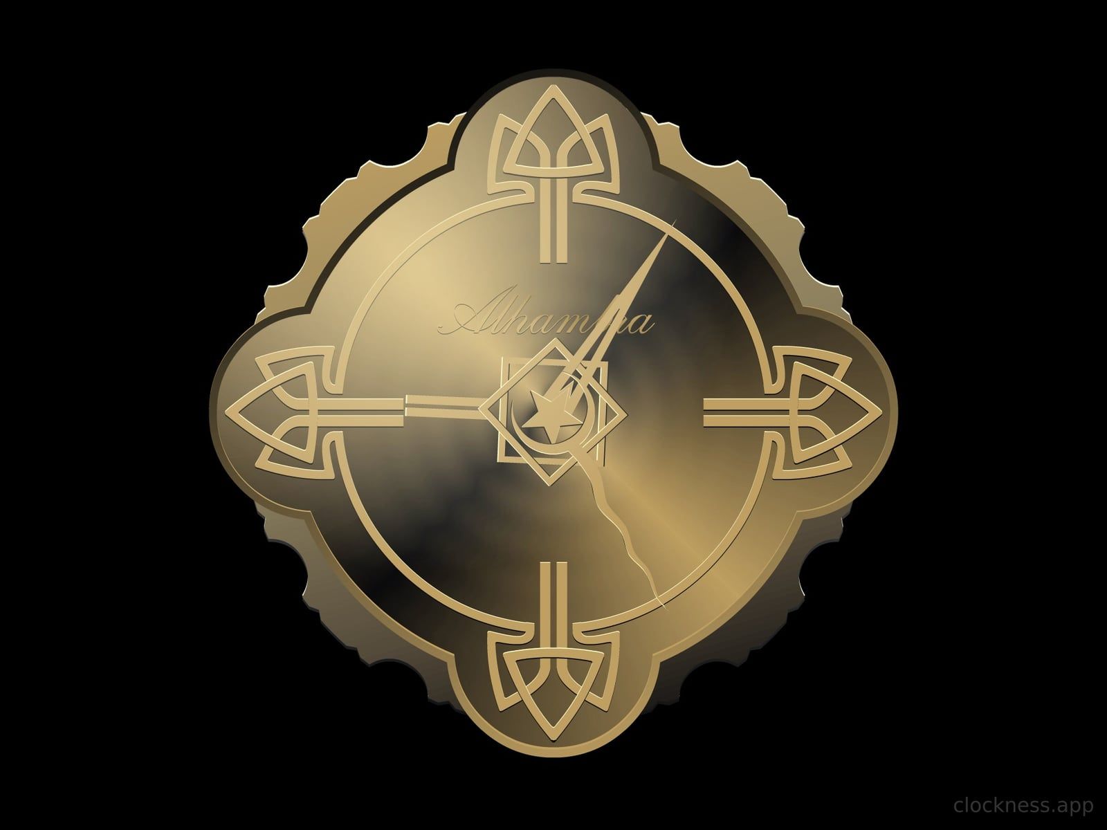 The Alhambra clock face