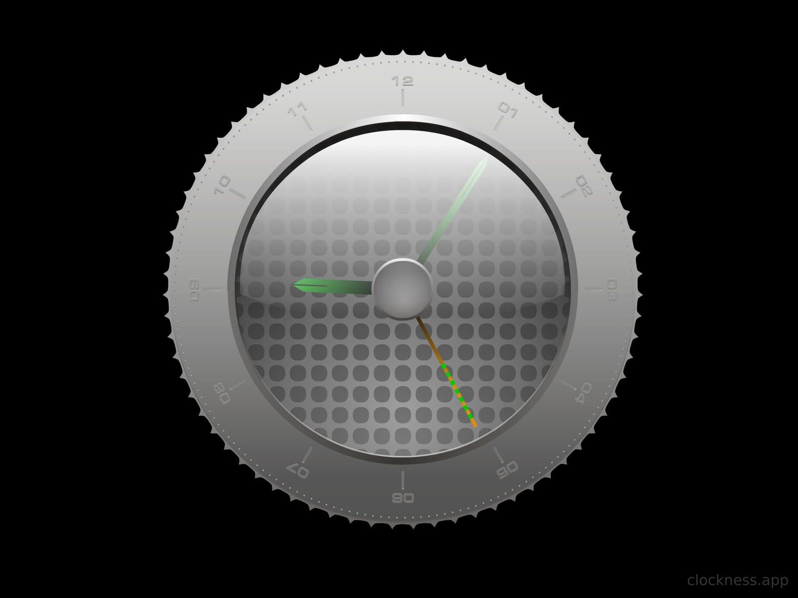 The Luma clock face