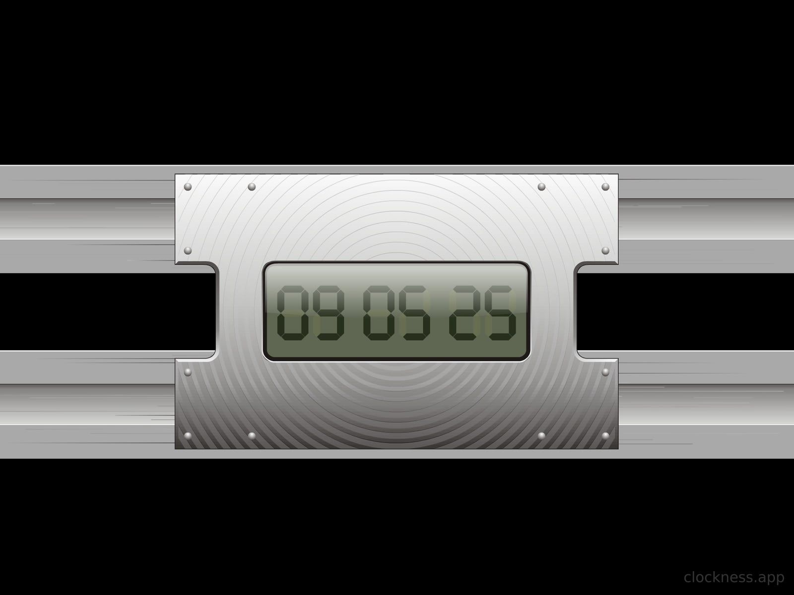 The Plate clock face