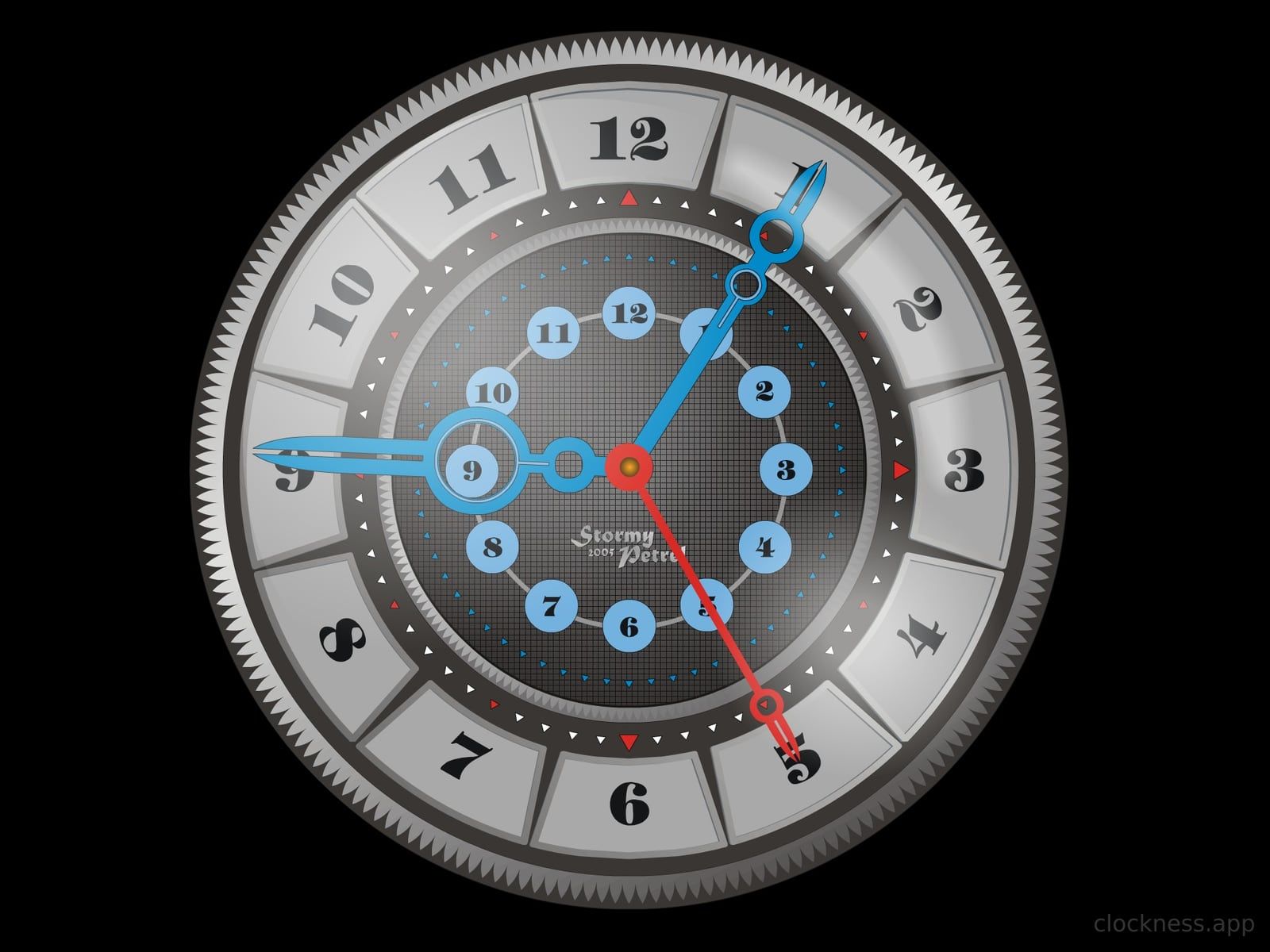 The Stormy clock face